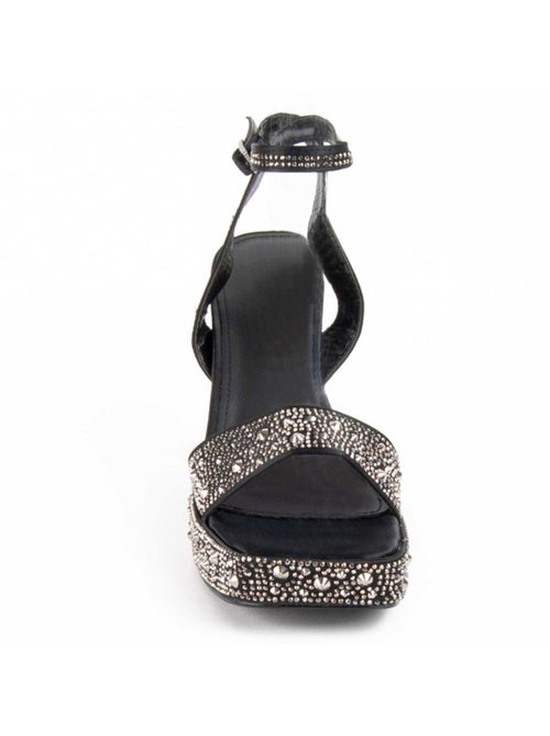 Sandalo Con Tacco Materiale Sintetico E Tessile Montevita - Kiabi