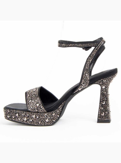 Sandalo Con Tacco Materiale Sintetico E Tessile Montevita - Kiabi