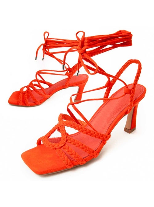 Sandalo Con Tacco Materiale Sintetico Montevita - Kiabi