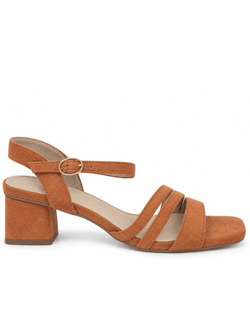 Sandalo con tacco materiale sintetico montevita - Kiabi
