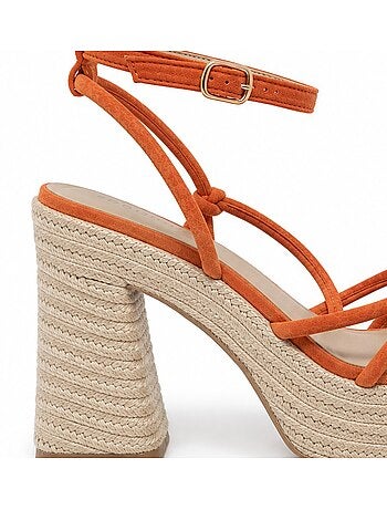 Sandalo con tacco materiale sintetico montevita