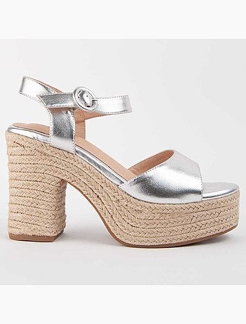 Sandalo Con Tacco Materiale Sintetico Montevita