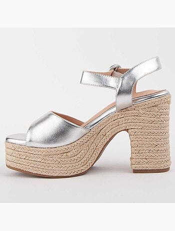 Sandalo Con Tacco Materiale Sintetico Montevita
