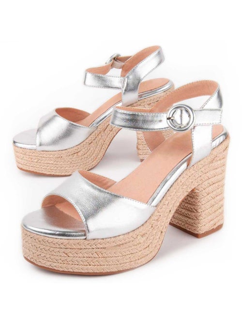 Sandalo Con Tacco Materiale Sintetico Montevita - Kiabi