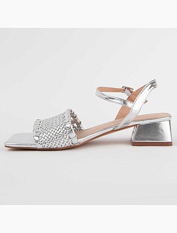 Sandalo Con Tacco Materiale Sintetico Montevita