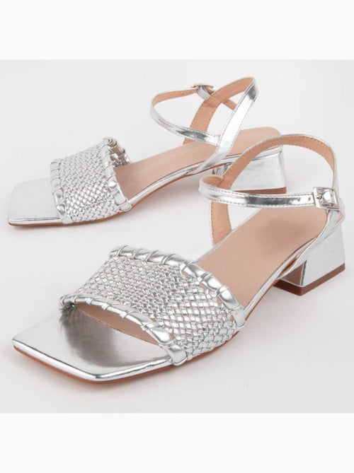 Sandalo Con Tacco Materiale Sintetico Montevita - Kiabi