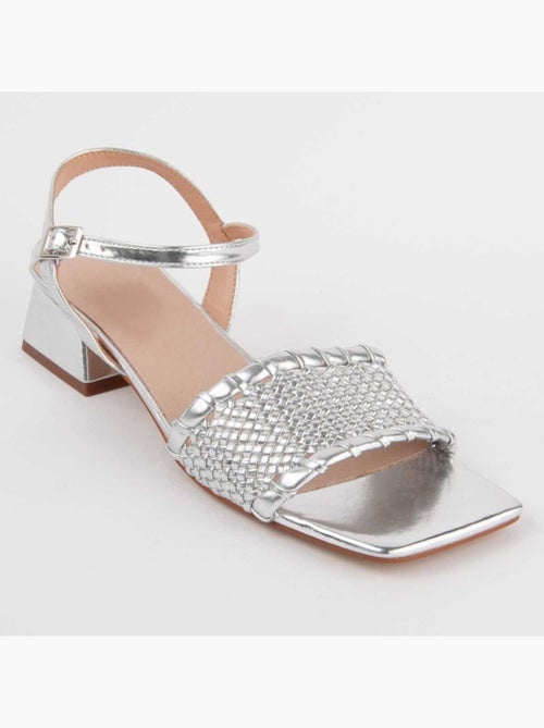 Sandalo Con Tacco Materiale Sintetico Montevita - Kiabi