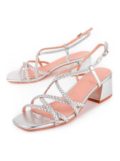 Sandalo Con Tacco Materiale Sintetico Montevita - Kiabi