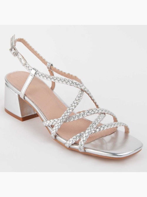 Sandalo Con Tacco Materiale Sintetico Montevita - Kiabi