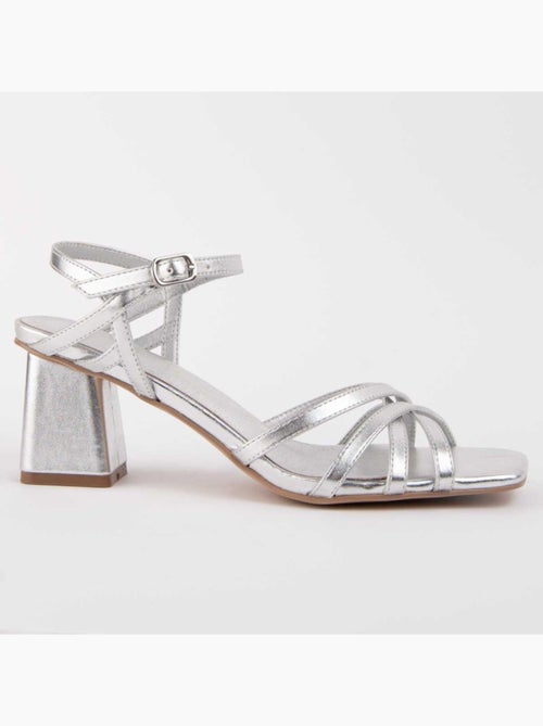 Sandalo Con Tacco Materiale Sintetico Montevita - Kiabi