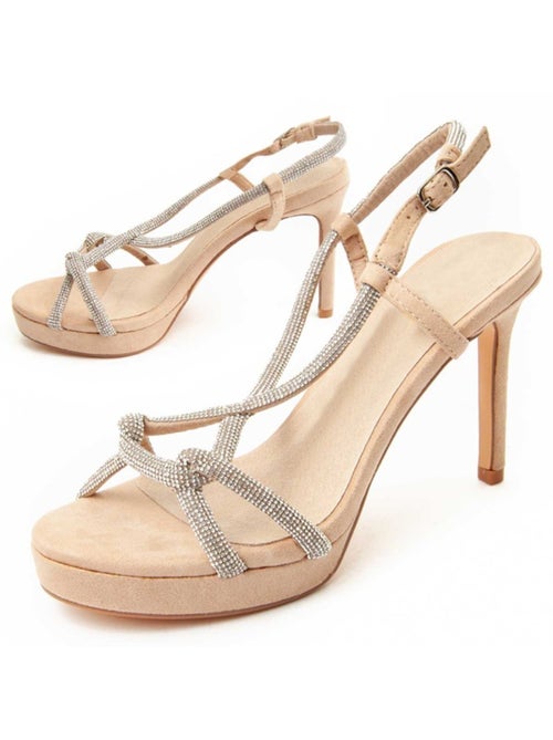 Sandalo Con Tacco Materiale Sintetico Montevita - Kiabi