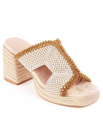 Sandalo Con Tacco Materiale Sintetico Montevita