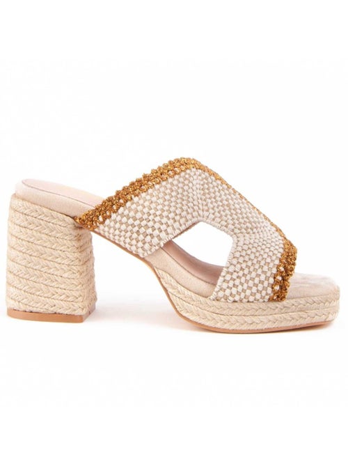 Sandalo Con Tacco Materiale Sintetico Montevita - Kiabi