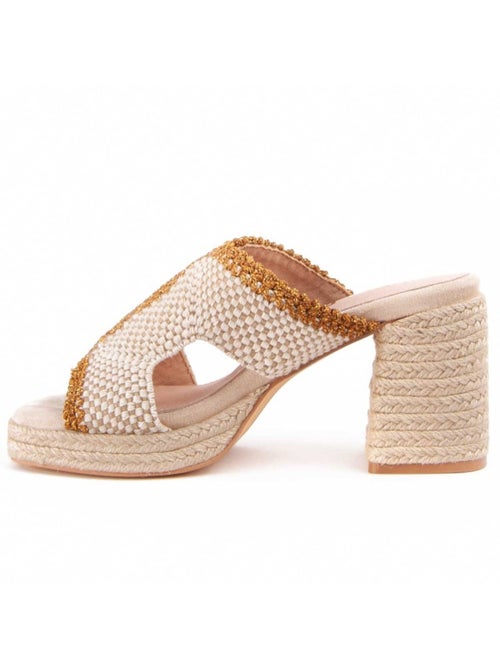 Sandalo Con Tacco Materiale Sintetico Montevita - Kiabi