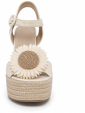 Sandalo con tacco materiale sintetico montevita
