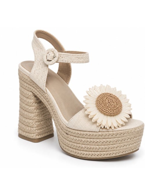 Sandalo con tacco materiale sintetico montevita - Kiabi Sandalo con tacco materiale sintetico montevita - Kiabi