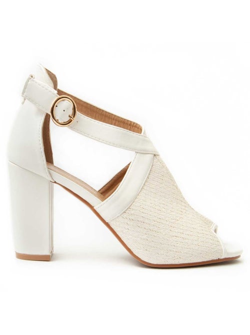 Sandalo Con Tacco Materiale Sintetico Montevita - Kiabi