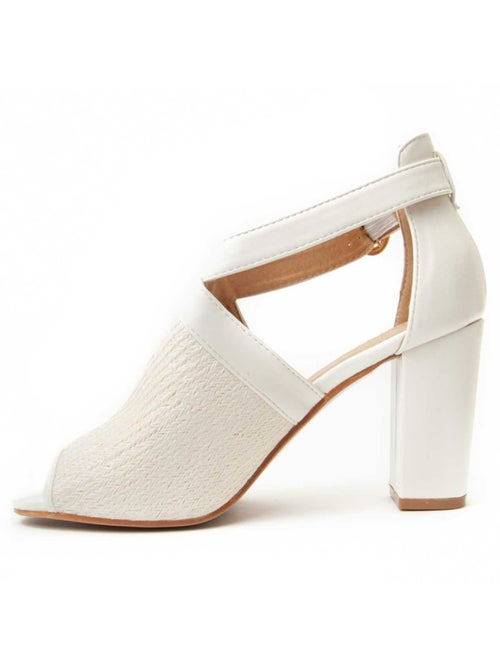 Sandalo Con Tacco Materiale Sintetico Montevita - Kiabi