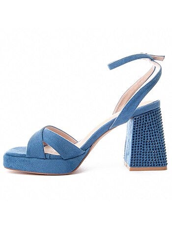 Sandalo Con Tacco Materiale Sintetico Montevita