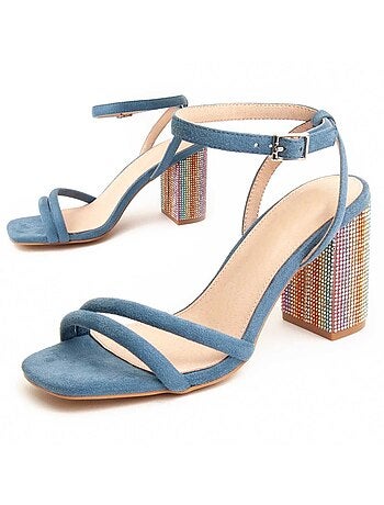 Sandalo Con Tacco Materiale Sintetico Montevita