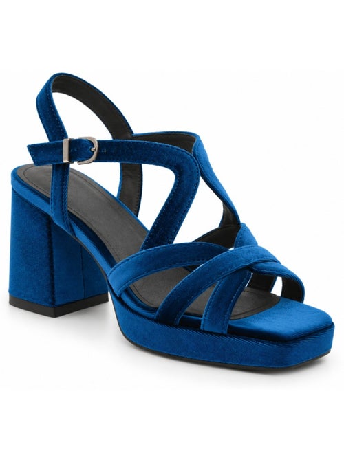 Sandalo con tacco materiale sintetico montevita - Kiabi