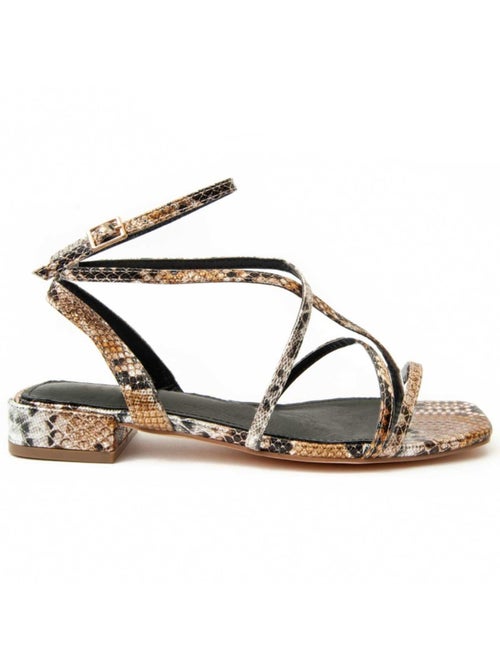 Sandalo Con Tacco Materiale Sintetico Montevita - Kiabi