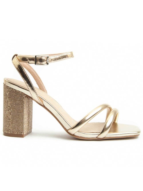 Sandalo Con Tacco Materiale Sintetico Montevita - Kiabi