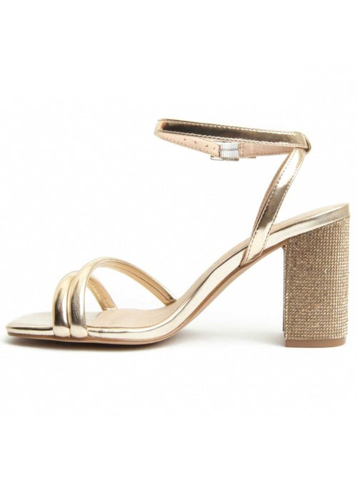 Sandalo Con Tacco Materiale Sintetico Montevita - Kiabi