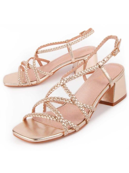 Sandalo Con Tacco Materiale Sintetico Montevita - Kiabi