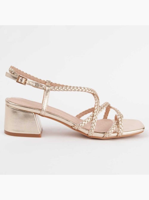 Sandalo Con Tacco Materiale Sintetico Montevita - Kiabi