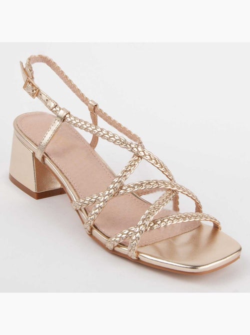 Sandalo Con Tacco Materiale Sintetico Montevita - Kiabi