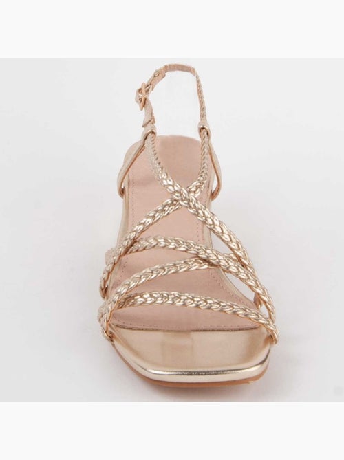 Sandalo Con Tacco Materiale Sintetico Montevita - Kiabi