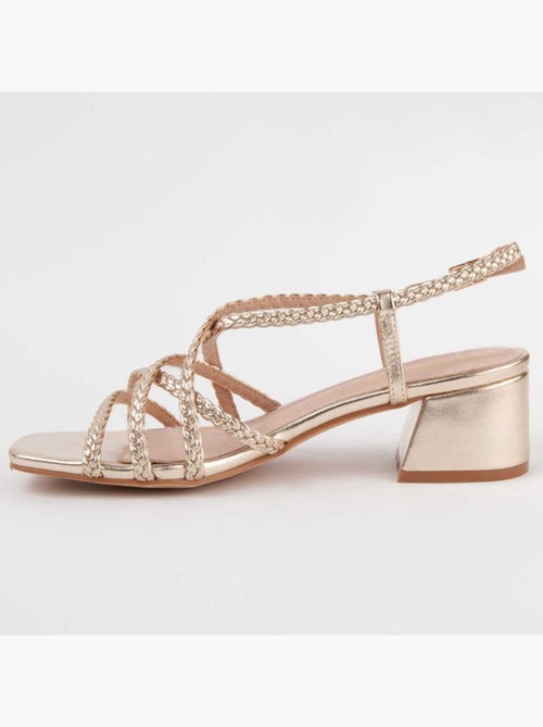 Sandalo Con Tacco Materiale Sintetico Montevita - Kiabi