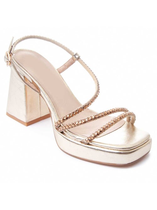 Sandalo Con Tacco Materiale Sintetico Montevita - Kiabi