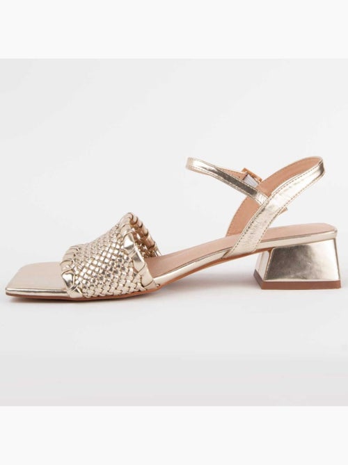 Sandalo Con Tacco Materiale Sintetico Montevita - Kiabi