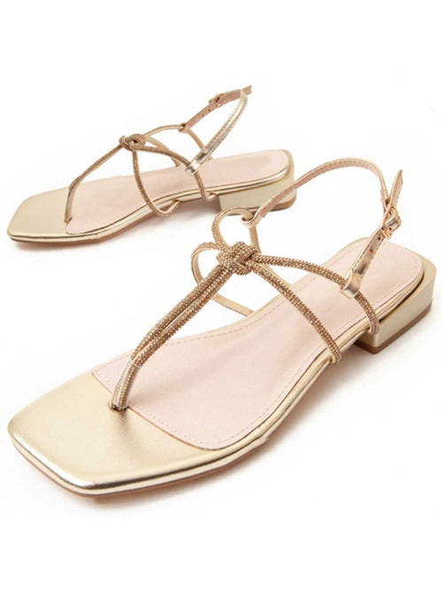 Sandalo Con Tacco Materiale Sintetico Montevita - Kiabi Sandalo Con Tacco Materiale Sintetico Montevita - Kiabi