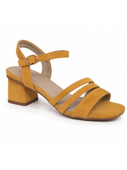 Sandalo con tacco materiale sintetico montevita - Kiabi Sandalo con tacco materiale sintetico montevita - Kiabi