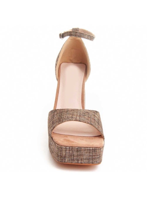 Sandalo Con Tacco Materiale Sintetico Montevita - Kiabi