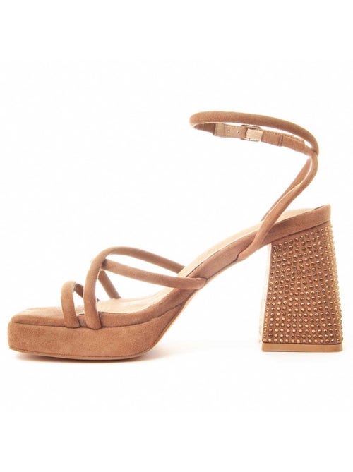 Sandalo Con Tacco Materiale Sintetico Montevita - Kiabi