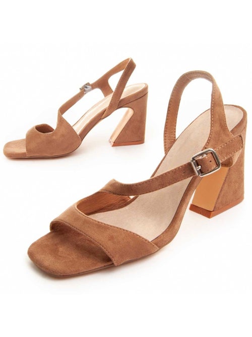 Sandalo Con Tacco Materiale Sintetico Montevita - Kiabi