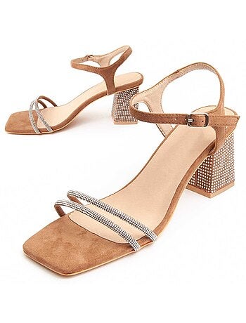 Sandalo Con Tacco Materiale Sintetico Montevita