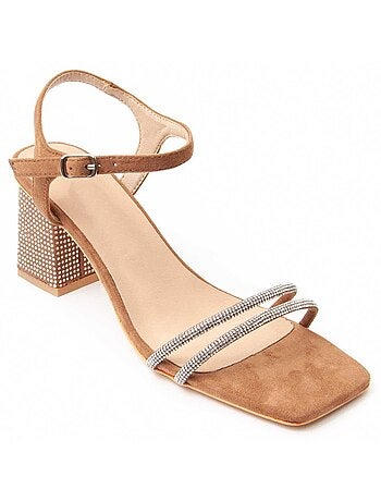 Sandalo Con Tacco Materiale Sintetico Montevita
