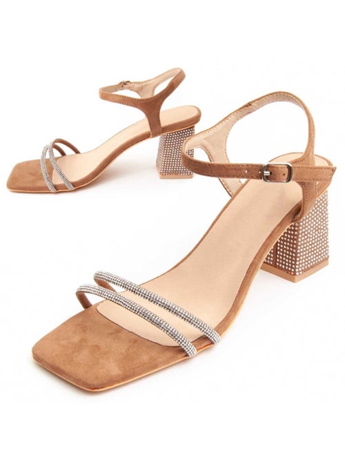 Sandalo Con Tacco Materiale Sintetico Montevita - Kiabi