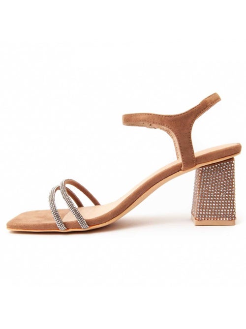 Sandalo Con Tacco Materiale Sintetico Montevita - Kiabi