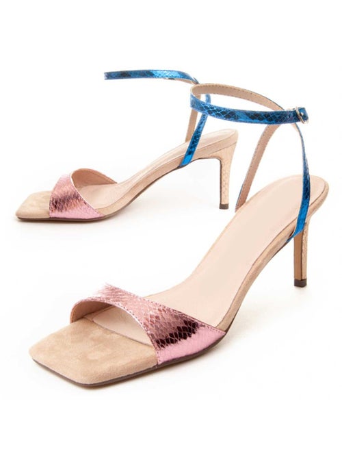 Sandalo Con Tacco Materiale Sintetico Montevita - Kiabi