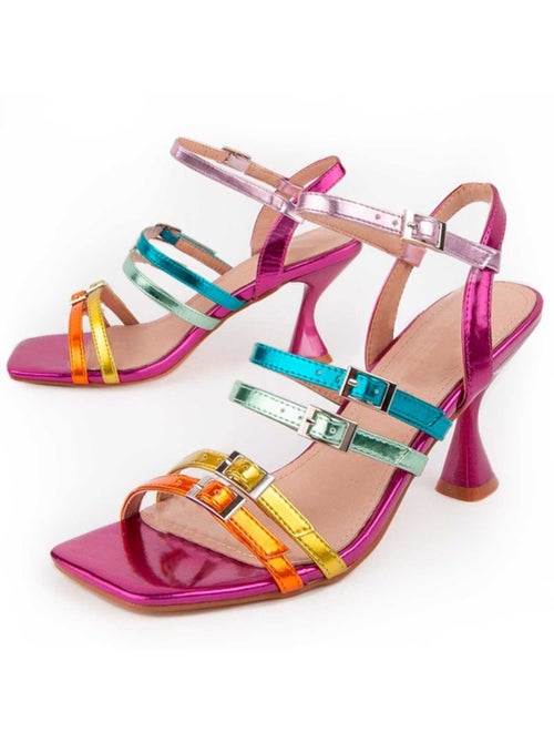 Sandalo Con Tacco Materiale Sintetico Montevita - Kiabi