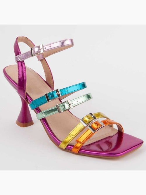 Sandalo Con Tacco Materiale Sintetico Montevita - Kiabi