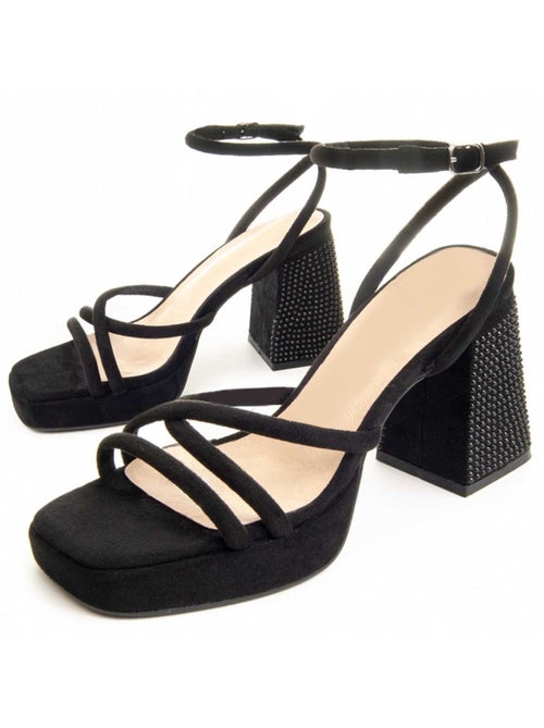 Sandalo Con Tacco Materiale Sintetico Montevita - Kiabi