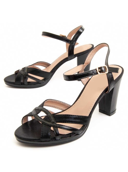 Sandalo Con Tacco Materiale Sintetico Montevita - Kiabi