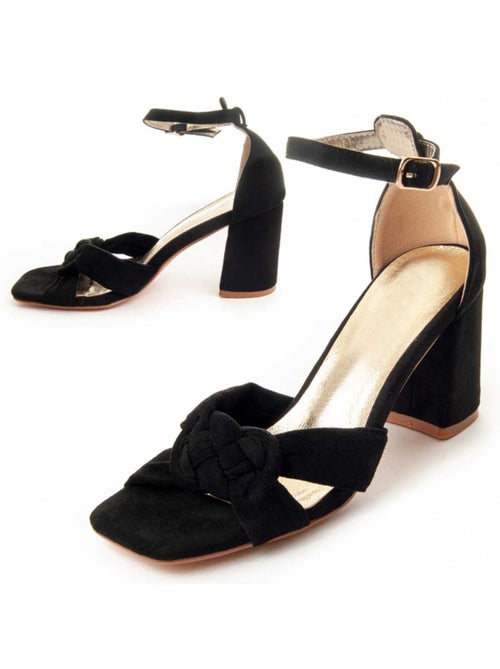 Sandalo Con Tacco Materiale Sintetico Montevita - Kiabi